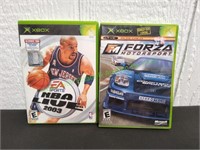 Xbox Forza Motorsport & XBOX NBA Live 2003 Games