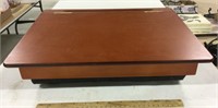 Wooden lap desk 18X14X4