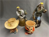 Mud Men with Character Mugs