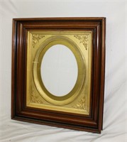 Deep well wood & ornate picture frame,