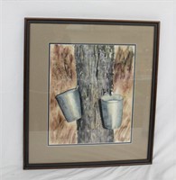 Framed print by Patrica Tite, 19 X 21.75"H