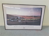 Harley Davidson framed posted
