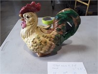 Vintage Rooster Porcelain China Teapot- FF1986