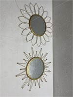 2 Astronomical Themed Wall Mirrors