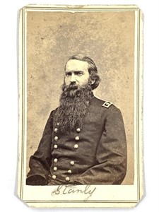 CDV Photo Portrait Cumberland Gall., Col. Stanley