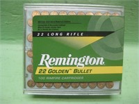 Remington Golden Bullet 22 Long Rifle - 100 Count