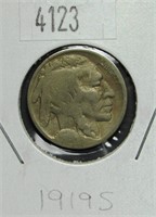 1919 S Buffalo Nickel VG8 Condition