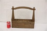 Wooden Divided Storage Tote