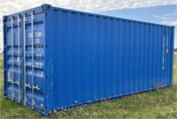(A) 2024 20’ Single Door Container, 8’6”Hx8’W