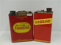 ONE & TWO IMP. GALLON GASOLINE CANS