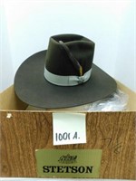 Stetson 7 1/8" Chocolate Cowboy Hat w/ Box