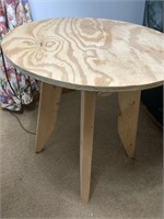 Handmade Unfinished End Table - Pick up only
