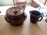 USA Pitcher & Covered Bowl