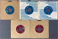 Eddie Cochran & Cozy Cole Vinyl 45 Singles