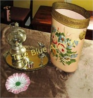 Trash Can Oil Lamp Mirroreed Vanity Tray & More