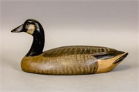 Canada Goose Decoy, Branded MH on Bottom, Glass