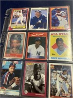 9 Dave Winfield Baseball Cards