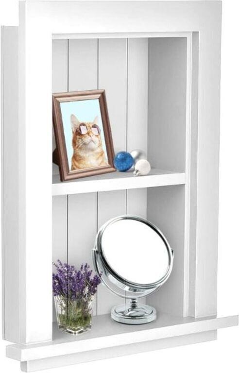 AdirHome Recessed Wall Mount Storage Cabinet,
