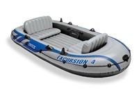 Intex Blue Excursion Paddle Boat 4 Persons, 124" x