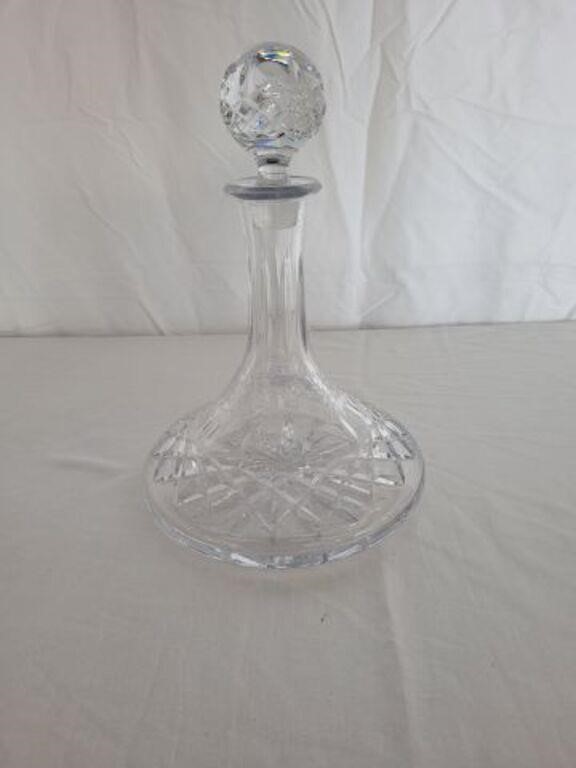 ROGASKA CRYSTAL SHIPS DECANTER WITH SNIFTERS