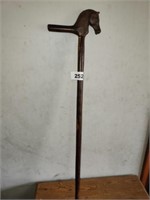 HORSE HEAD HANDLE WALKING STICK