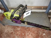 POULAN WILD THING UNTESTED GAS CHAIN SAW