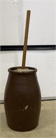 4 Gallon Brown Butter Churn/Crock