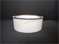 Vintage Enamelware Steamer/Colander w/ Handle