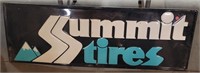 SUMMIT TIRES TIN SIGN