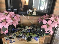 Lot Artificial Flowers/Plants and Miscellaneous