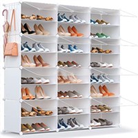 NEW $192 48 Pair Shoe Storage Cabinet