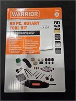 80pc warrior rotary tool kit (display area)