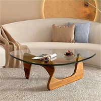 Triangle Glass Coffee Table - Small