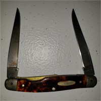 Camillus Tortoise Shell two blade pocket knife