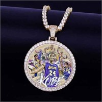 Los Angeles Lakers Kobe Bryant Pendant NEW