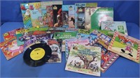 Vintage Childrens Read Along Books w/Records