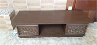 54 x 20 x 15.5 vintage coffee table with storage