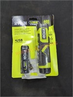 Ryobi compact Led Flashlight Kit, USB rechargeable