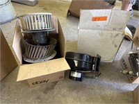 New Fasco motor and fan. And misc fan parts.