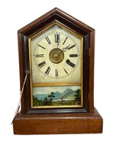 19thC Antique Mantel Clock by Teutonia Clock Co.
