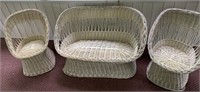 Vintage 3 Piece Wicker Set