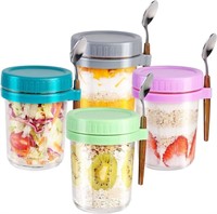 (LOT OF 2), SUREHOME Overnight Oats Containers