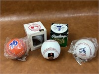 Selection of Collectible Baseballs