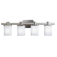 4-Light Brushed Nickel Vanity Light