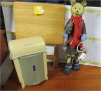 Westinghouse Sweep Ease, Teddy Bear&wood Tv Tray