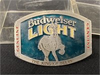 Vintage Budweiser Light Belt Buckle