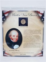 2008 Van Buren Presidential $1 & Postal Comm
