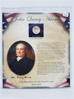 2008 Adams Presidential $1 & Postal Comm
