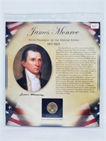2008 Monroe Presidential $1 & Postal Comm