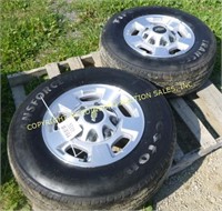 (2) 245/75 R17 ON CHEVY RIMS